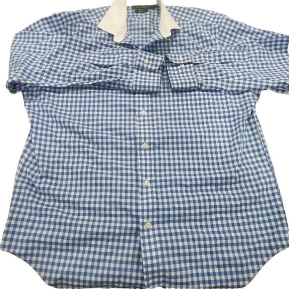 Lauren Ralph Lauren Other - Lauren Ralph Lauren Classic Fit Mens Long Sleeve Shirt 16 32/33 Blue/White